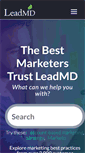 Mobile Screenshot of leadmd.com